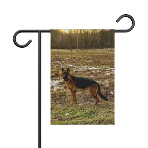German Shepherd Garden Banner