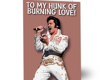 Printable Elvis Card - Anniversary & Valentines Day