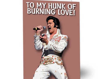 Printable Elvis Card | Anniversary | Valentines Day | Birthday