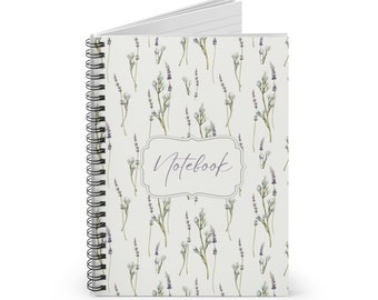 Lavender notebook