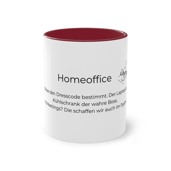 Tasse Homeoffice | Homeofficetasse | Definition Homeoffice | Geschenk Arbeitskollegen