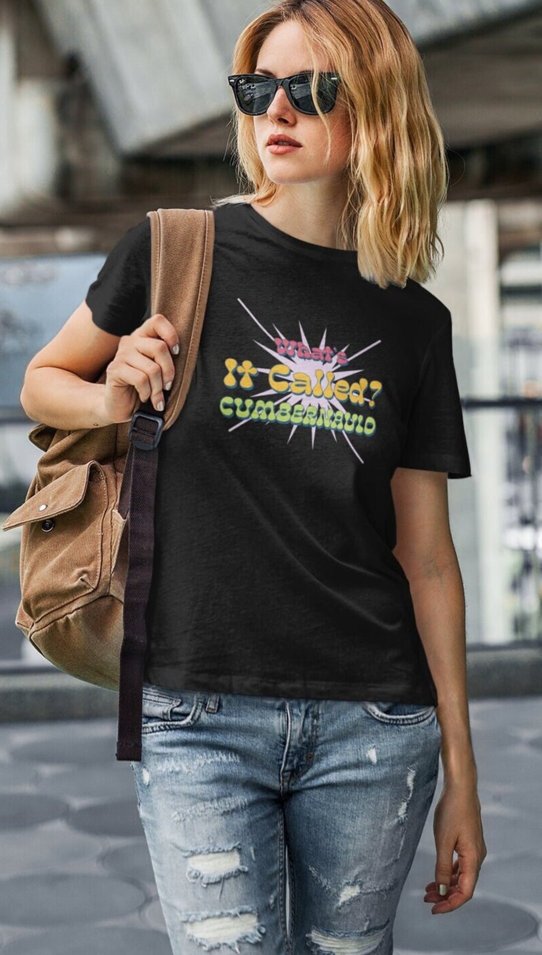 Retro Cumbernauld Slogan T-shirt: 1970s Throwback