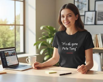 London Slang T-shirt: "It's all gone Pete Tong" Heavyweight Cotton Tee