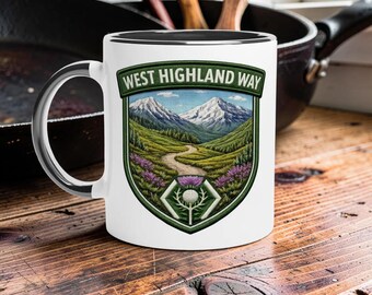 West Highland Way Mug: Scotland Hiking Trail Souvenir - 11oz Ceramic