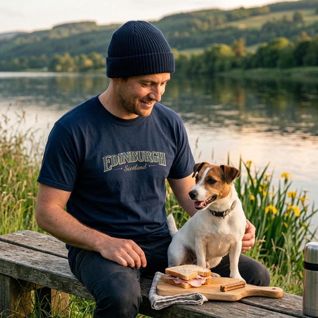 Edinburgh, Scotland T-Shirt: Scottish Quality Tee, 100% Cotton (S - 5XL)