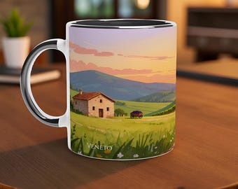 Veneto, Abstract Rural Italian Region Series (20/20) 11oz Coffee Mug