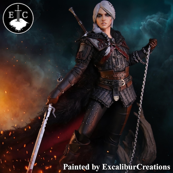 The Witcher 4 - Ciri Statue | 12k 3D Print Resolution | Resin