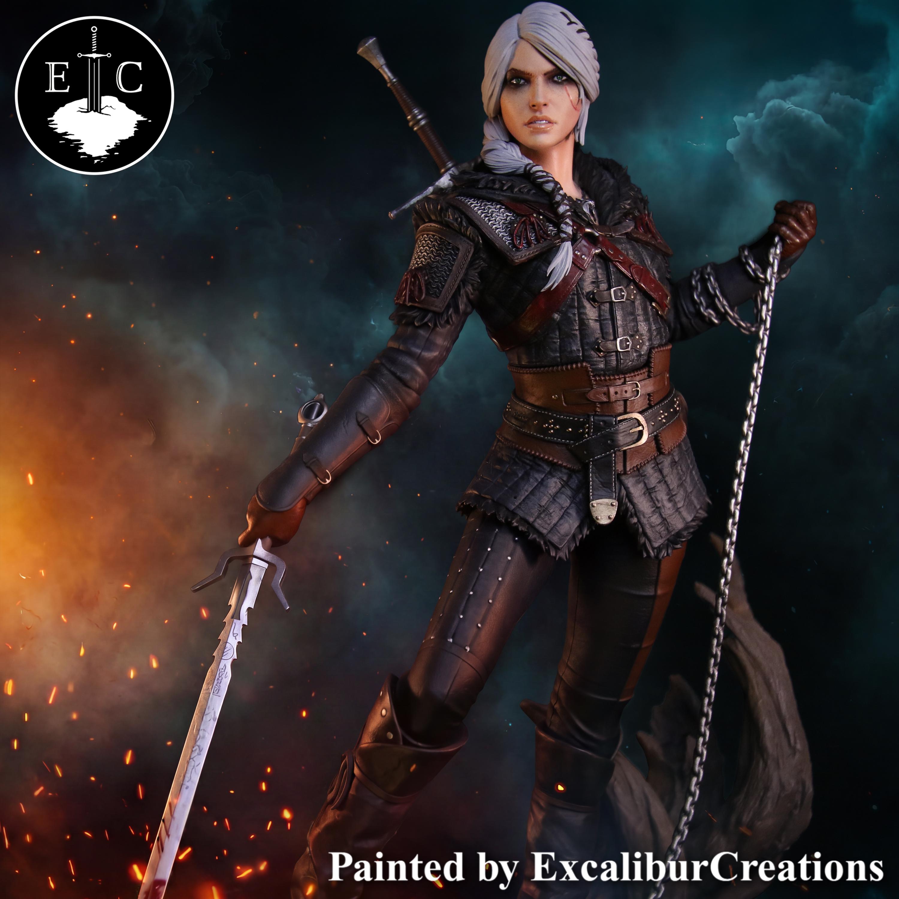 The Witcher 4 - Ciri Statue | 12k 3D Print Resolution | Resin