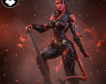 Baldur's Gate - Karlach | 12k 3D Print Resolution | Resin Figure