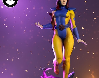 X-Men - Jean Grey Statue | 12k 3D Print Resolution | Resin Figure
