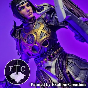 Baldur&#39;s Gate 3 Shadowheart Statue | 12k 3D Print Resolution | Resin Figure