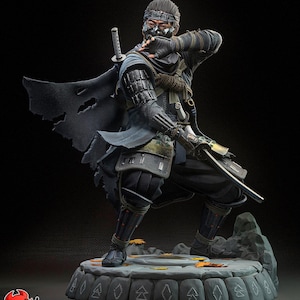Ghost of Tsushima- Jin Sakai Statue | 12k 3D Print Resolution | Resin Figure
