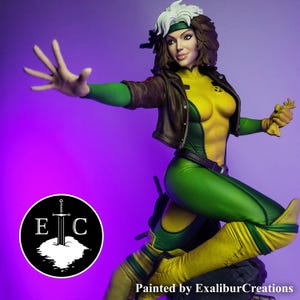 X-Men - Rogue Statue | 12k 3D Print Resolution | Resin Figure