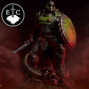Doom Dark Ages - Doomguy Statue | 12k 3D Print Resolution | Resin Figure
