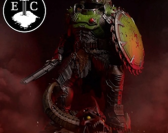Doom Dark Ages - Doomguy Statue | 12k 3D Print Resolution | Resin Figure