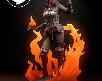 The Witcher - Triss Statue | 12k 3D Print Resolution | Resin Figure