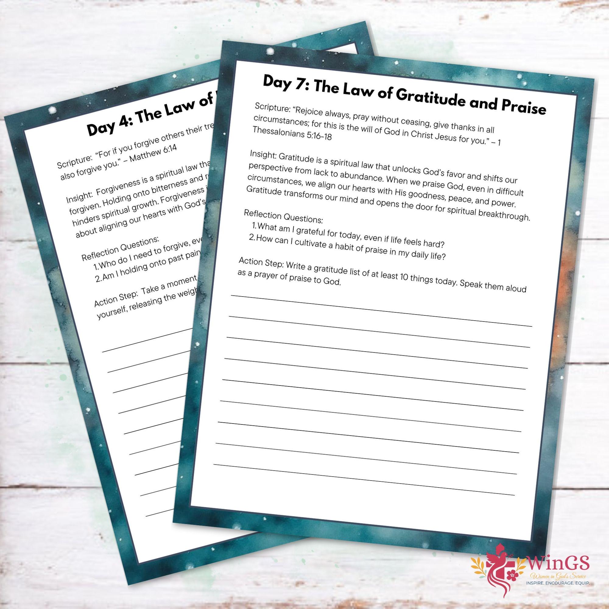 Christian Devotional Journal – Walking in God's Divine Design | a 7 Day ...