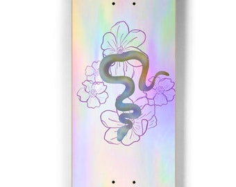 Skateboard Snake holographique 7 plis fabriqué aux États-Unis