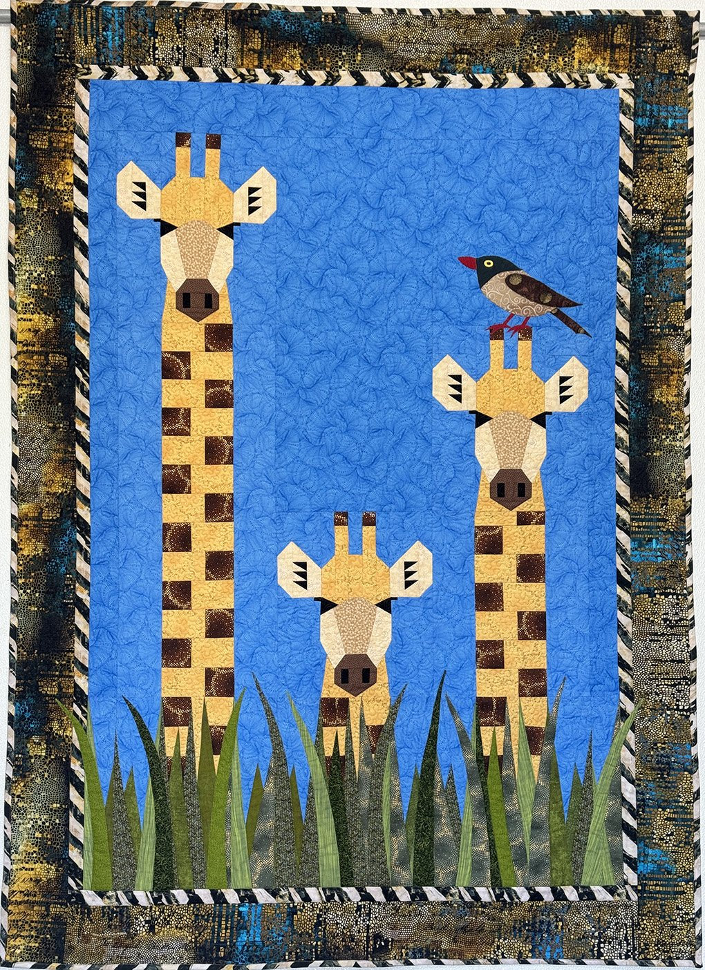 Giraffe baby quilt hotsell