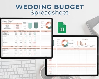 Hochzeitsbudget-Planer (Tabellenkalkulation) | Zeitsparendes Zeitleisten-Tool | Hochzeits-To-Do-Liste | Hochzeits-Checkliste | Hochzeitsvorlage | Hochzeitsbudget