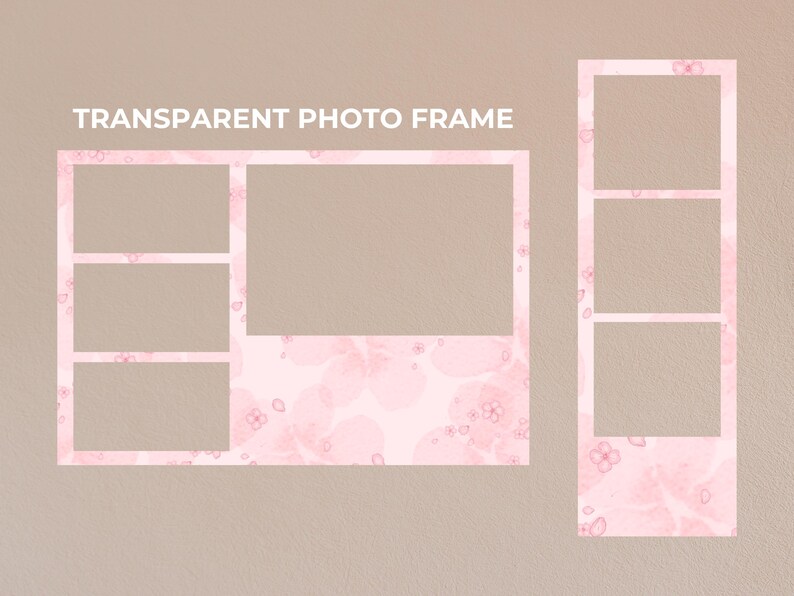 Pink Booth Frame Pink Floral Birthday Photo Booth Template | Editable Canva Design ...