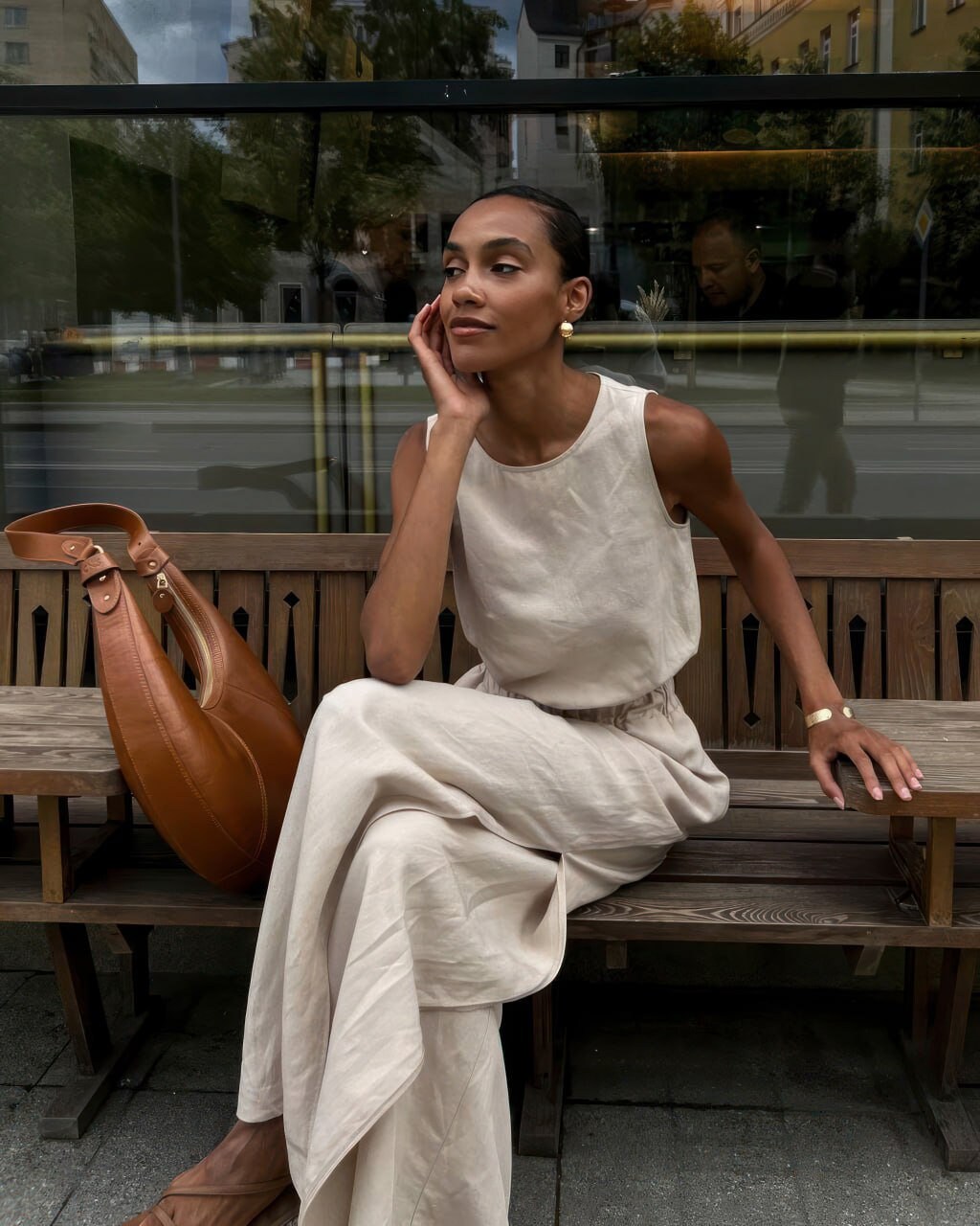 Linen Two Piece Suit, Sleeveless Crop Top, Lounge Set Women, Suit Set ...