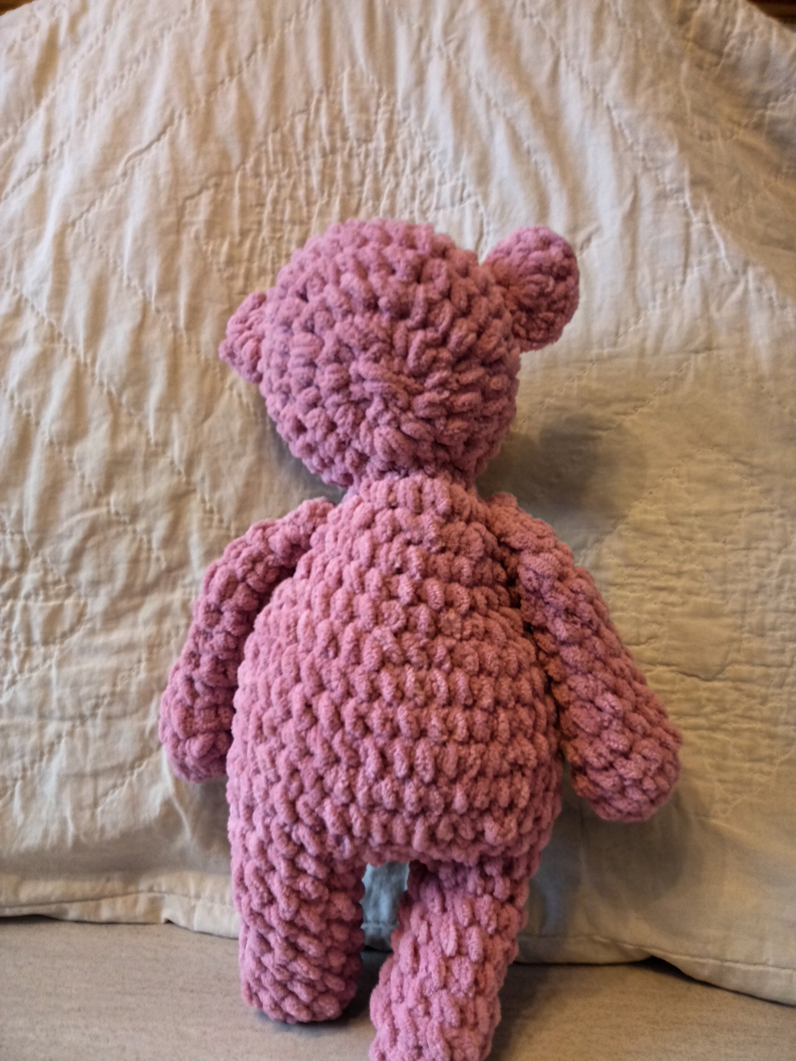 Crochet Bear Plushie Medium Etsy
