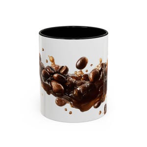 Coffee Lover&#39;s Accent Mug - Perfect for Morning Brew, Kitchen Decor, Gift for Baristas, Cozy Home Vibe, Coffee Enthusiast
