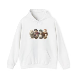 Whimsical Animal Sweatshirt, Cozy Hoodie for Nature Lovers, Cute Fashion for Kids and Adults, Gift for Animal Enthusiasts, Perfect for Fall