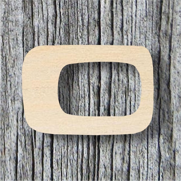 Midcentury Modern Wood Shape: Baltic Birch Rectangle Cutout