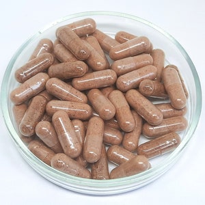 Cápsulas de raíz de bardana - Cápsulas veganas de 500 mg a base de hierbas