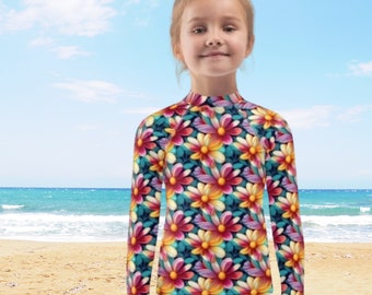 Rashguard Kids Swim and Sun, motifs personnalisés uniques