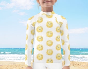 Rashguard Kids Swim and Sun, motifs personnalisés uniques