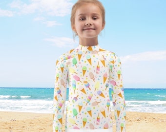 Rashguard Kids Swim and Sun, motifs personnalisés uniques