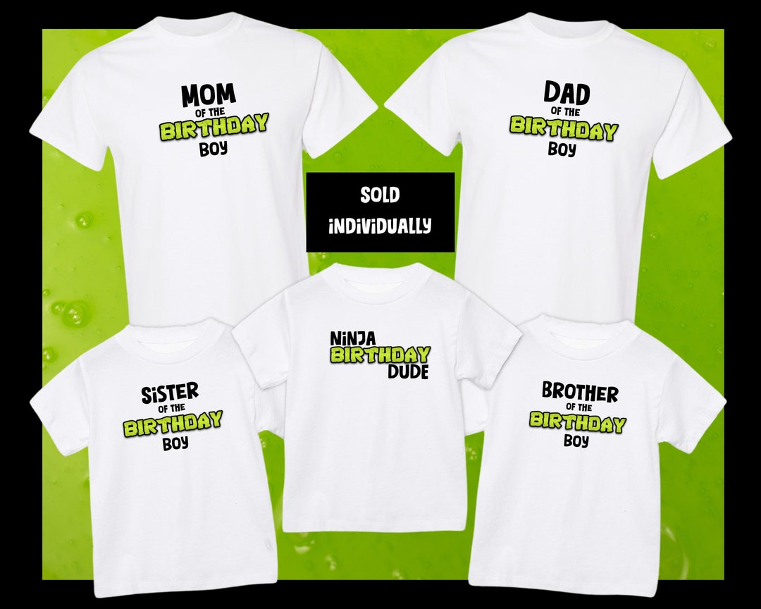 Family Birthday Shirts for Kids Birthday Party, Themed Birthday Party ...