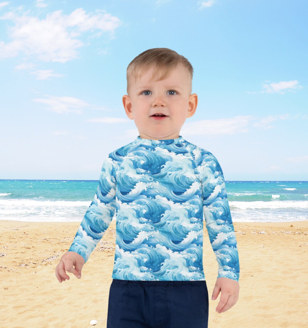 Kid Rash Guard Pattern Kids Swim and Sun Kids Rash Guard, Unique Custom Patterns - Etsy