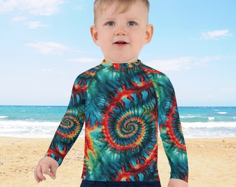 Rashguard Kids Swim and Sun, motifs personnalisés uniques