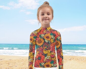 Rashguard Kids Swim and Sun, motifs personnalisés uniques