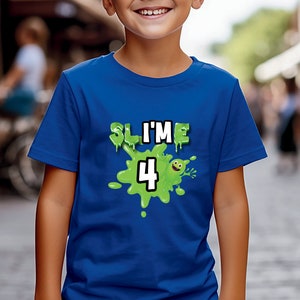 Slime Birthday Party!  Birthday party shirt. Birthday shirts, Slime shirts, Kids Birthday Party