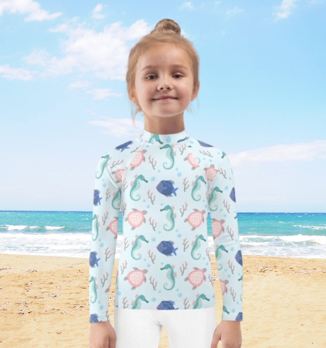 Kid Rash Guard Pattern Kids Swim and Sun Kids Rash Guard, Unique Custom Patterns - Etsy
