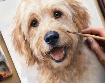 Dog memorial gift, Pet memorial gift, Dog Portrait, Custom pet portrait, Dog remembrance gift, Dog mom gift, Cat memorial gift, Custom dog