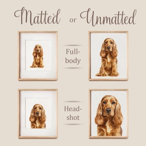Hand-painted portrait of a pet, Watercolor portrait from photo, Personalized gift dog painting image 16