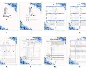 Wedding Bliss: 25-Page Comprehensive Wedding Planner - Your Essential Companion to Creating Your Dream Day!
