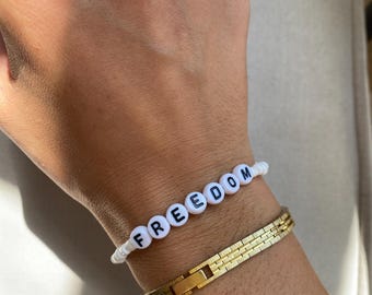 Freedom bracelet. Forever in remembrance of Charlie Kirk