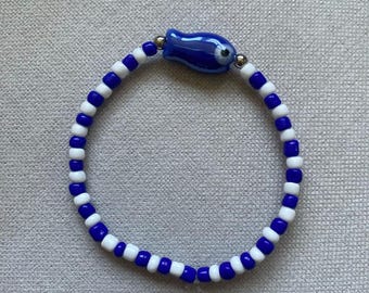 Dark Blue Fish Bracelet