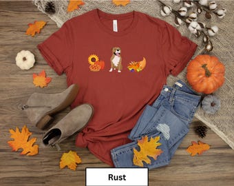 Hondenshirt Thanksgiving, hondenshirt Thanksgiving, hondenshirt herfst voor dames, hondenshirt herfst