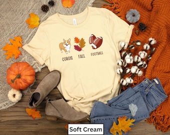 fall corgi shirt, fall dog shirt, dog fall shirt, corgi shirt for women, fall leaves tee