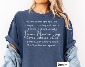 T-shirt Berner Sennenhond, geschenken Berner Sennenhond minnaar, Berner Sennenhond moeder shirt cadeau, T-shirt hondenliefhebber, shirt moeder hond