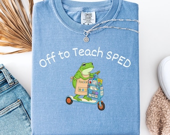 SPED Teacher Frog t-Shirt, Special Education Teacher Team Shirt, Special Needs Teacher t-Shirt, Specia Edu Gift, Back to School SPED Shirt