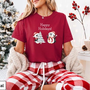 Penguin Christmas Shirt, Penguin Holiday Shirt, Penguin Shirt